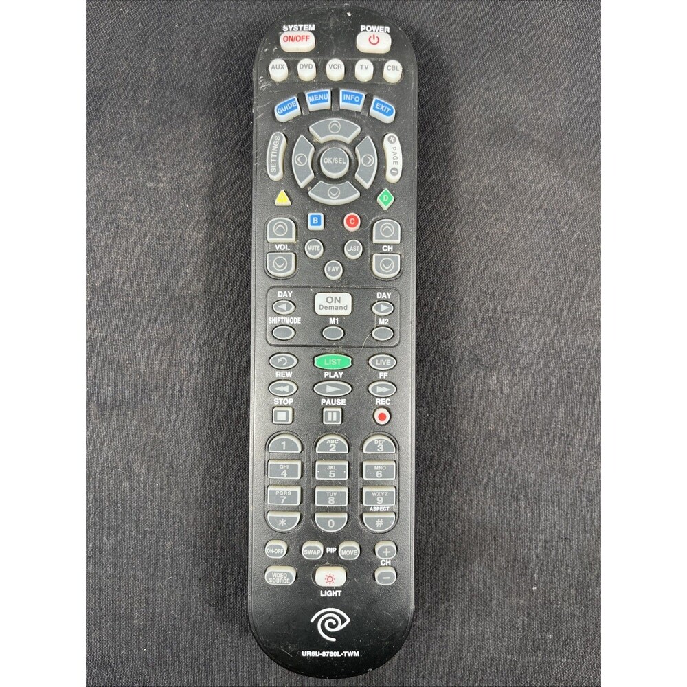 Genuine Spectrum Time Warner CLIQ 5-Device Universal Remote UR5U-8780L-TWC - OEM